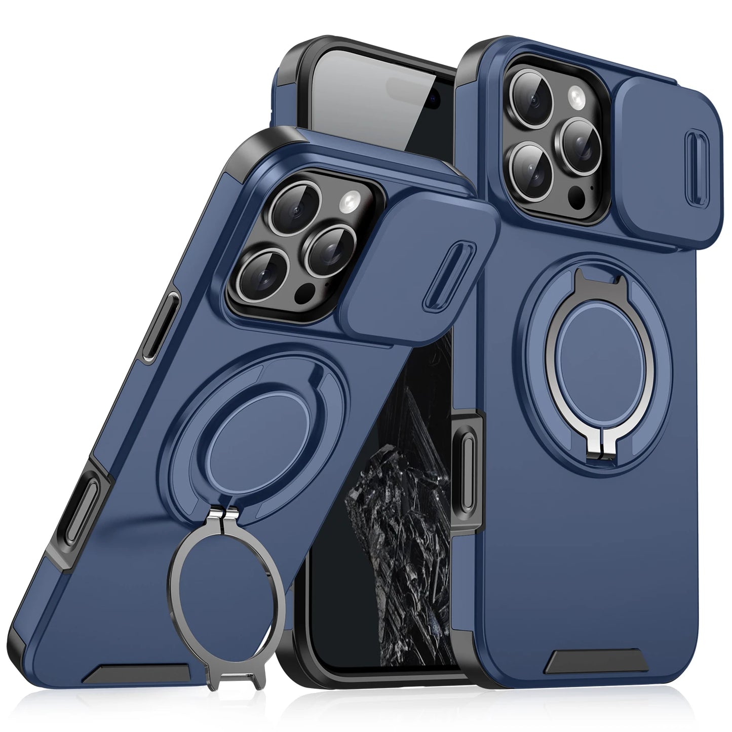 Luxury Magsafe Magnetic Wireless Charging Armor Case for iPhone