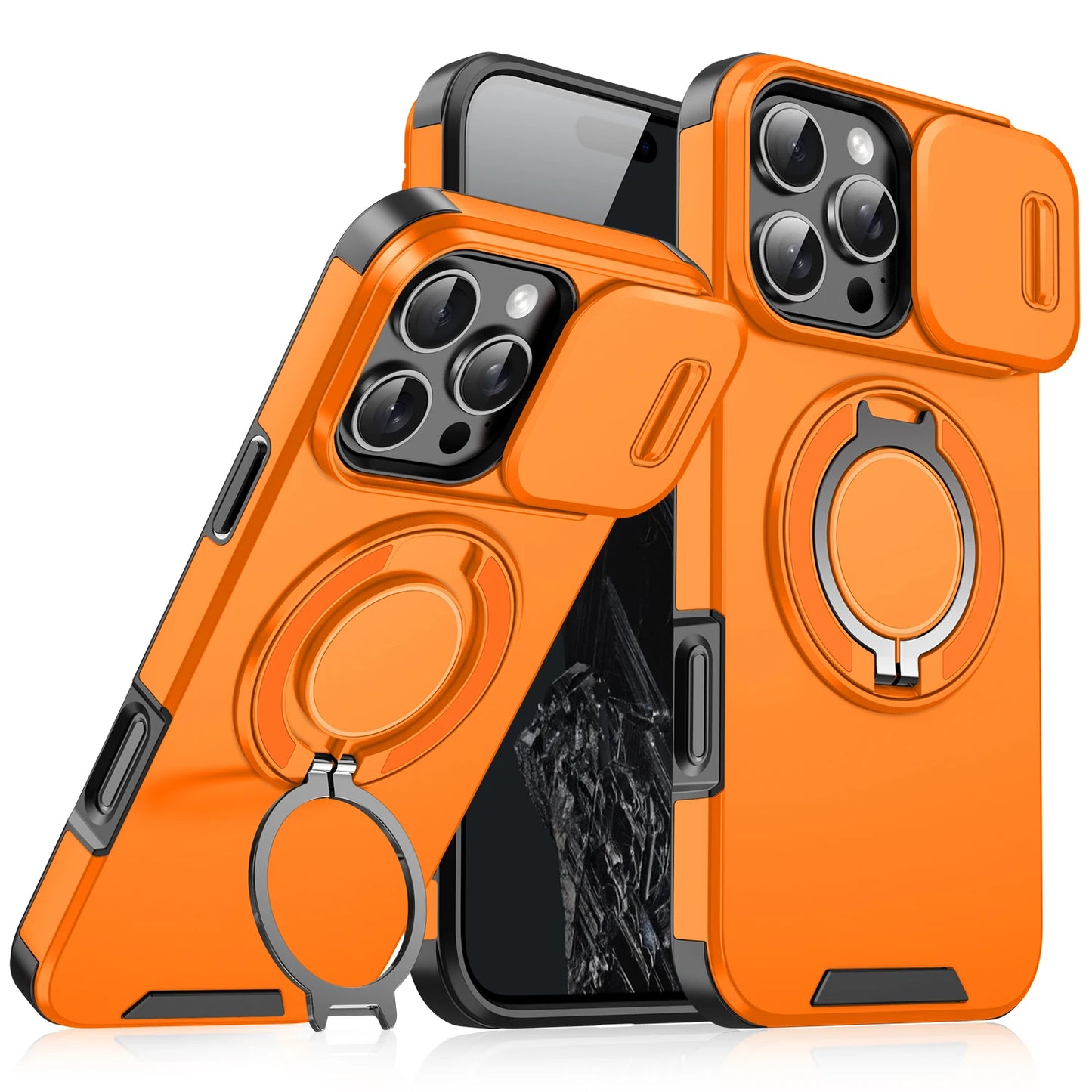 Luxury Magsafe Magnetic Wireless Charging Armor Case for iPhone 