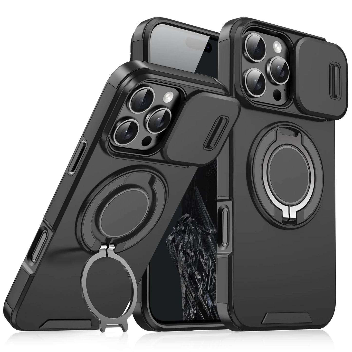 Luxury Magsafe Magnetic Wireless Charging Armor Case for iPhone 